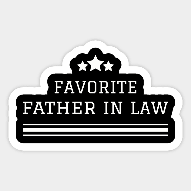 Favorite Father In Law Family Fathers Day Funny Sticker by Summerch
